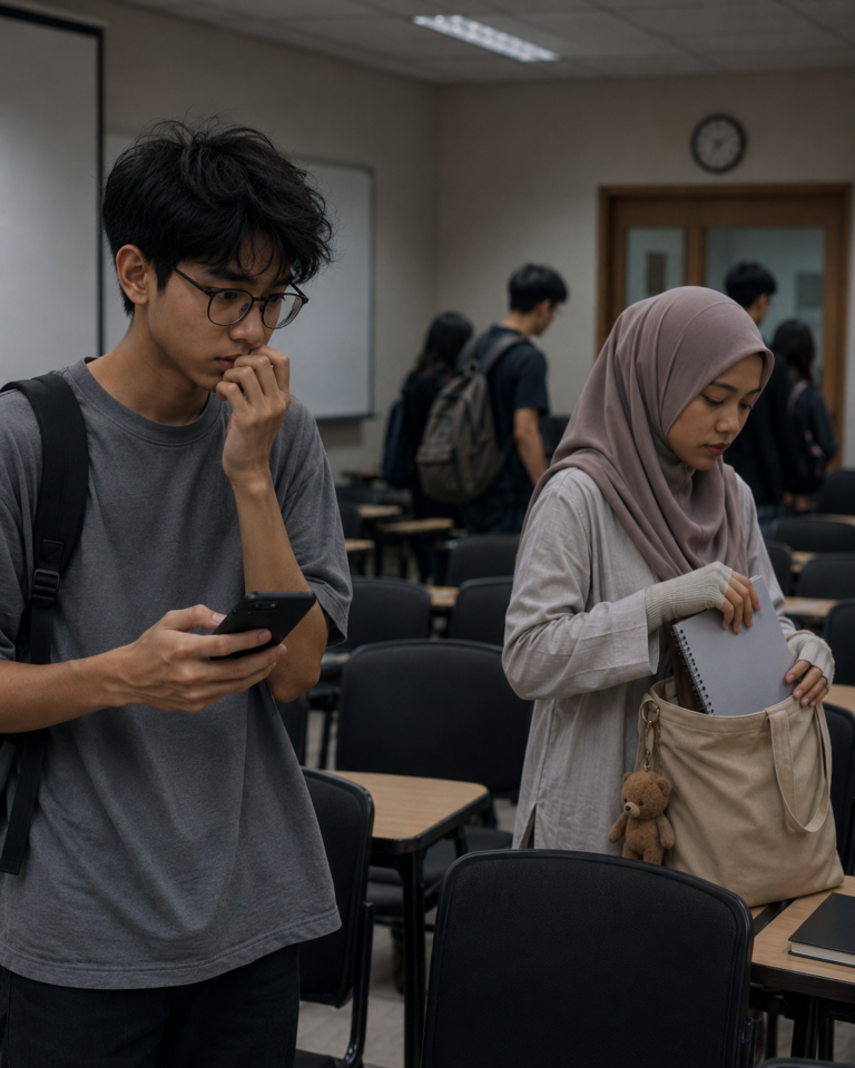 Anda belum buka mulut, otak dah rancang