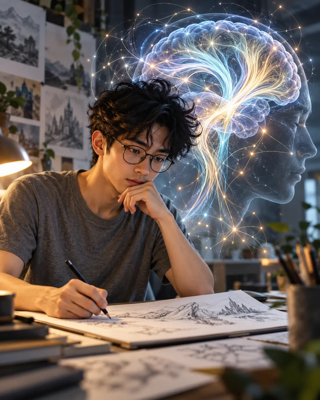 Kenapa ada orang lebih kreatif bila melukis?